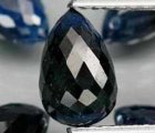 Bra Pris Mycket Fin Mörkblå Safir 1,42 carat Briolett Slipning med Hål från Thailand Köp Nu! (bild för) Bra Pris Mycket Fin Mörkblå Safir 1,42 carat Briolett Slipning med Hål från Thailand Köp Nu!